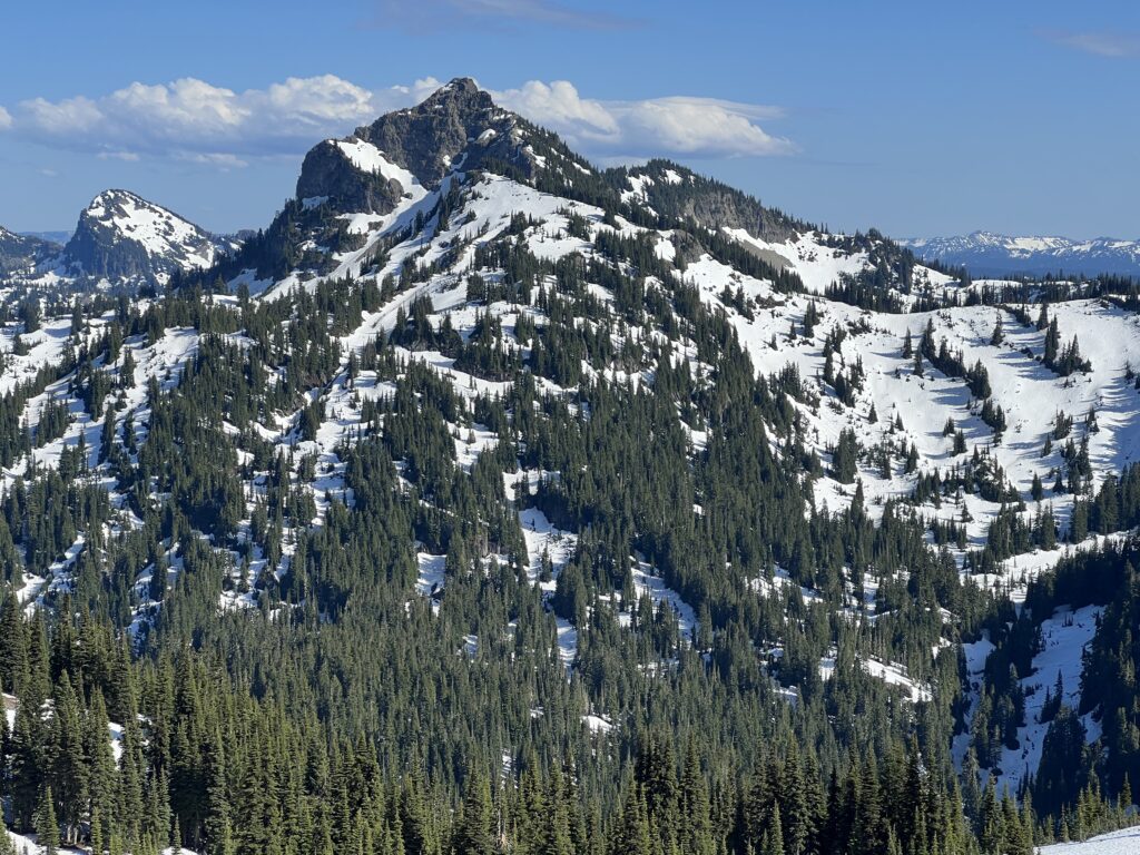 Dewey Peak (6710') from Naches Peak., 4 June 2023 by Daryl Greaser