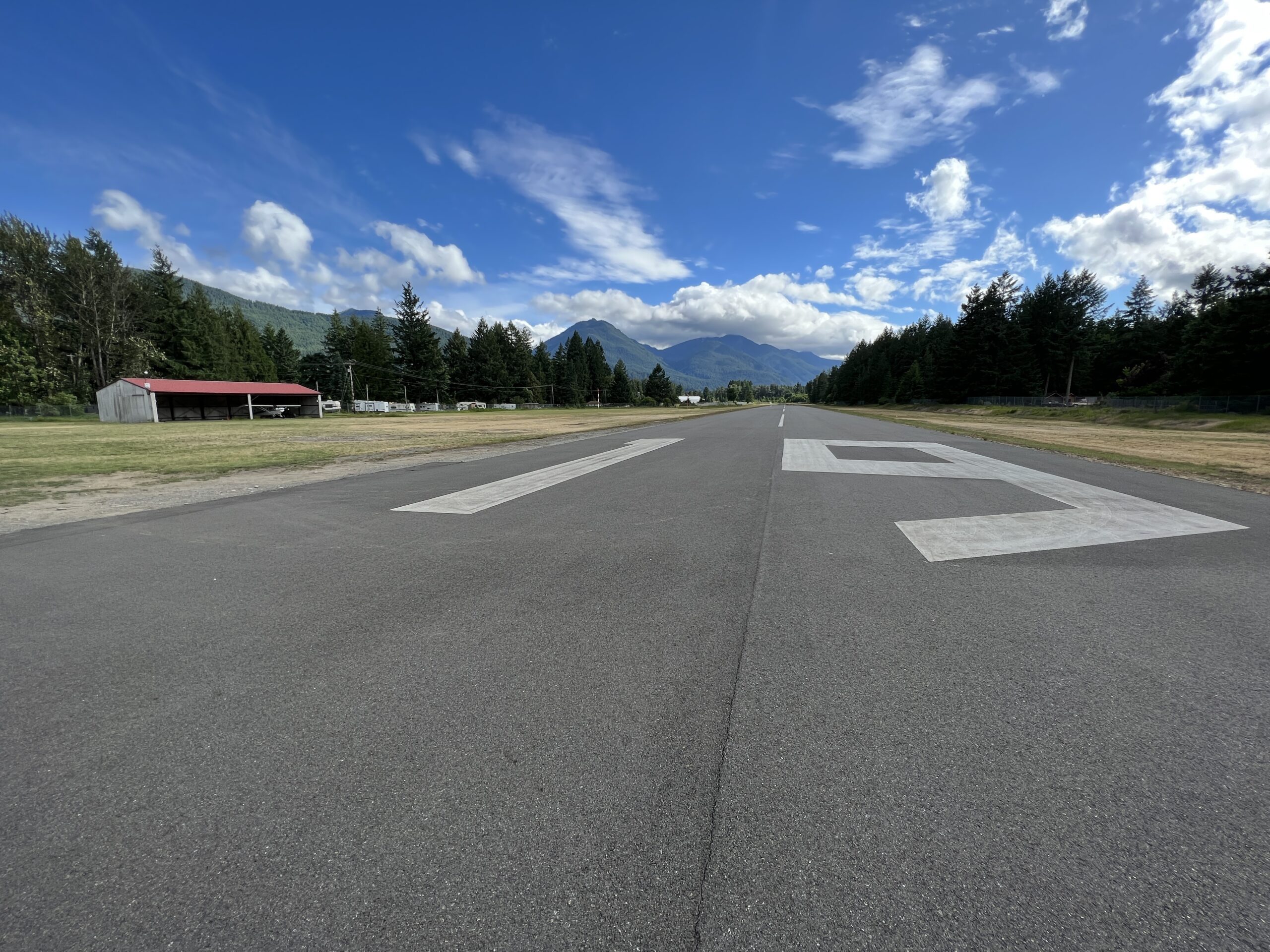 Packwood (55S) Washington (Anderson Airport). Paved runway is 2346x38 feet with open approaches. 16 June 2023 by Daryl Greaser