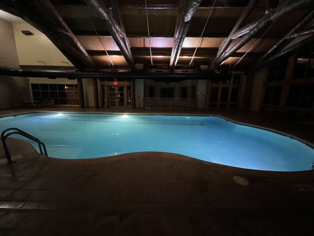 The pool at The Lodge At Mount Magazine