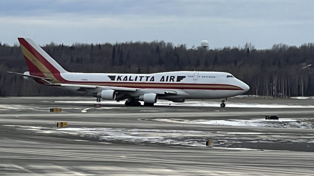 Boeing 747 at ANC February 2025