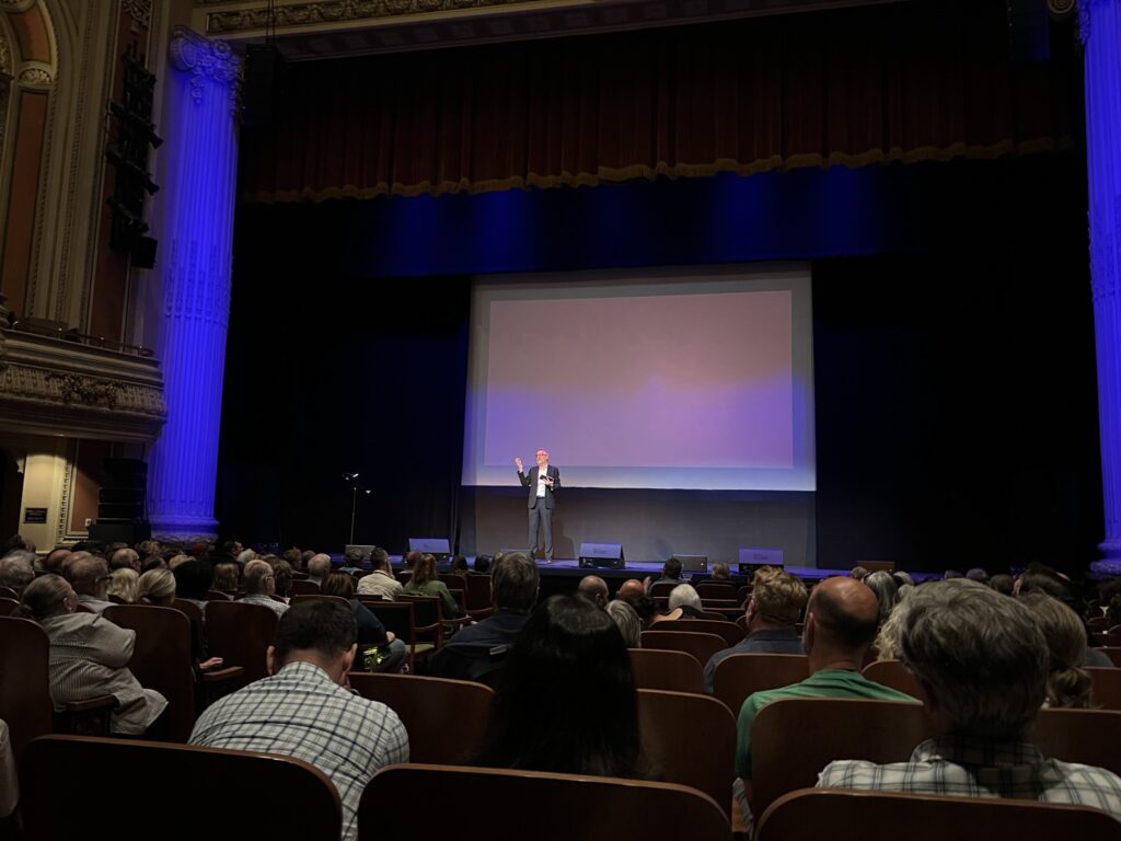 Ira Glass does Q&A following his performance at Pantages Theatre, 8 June 2025