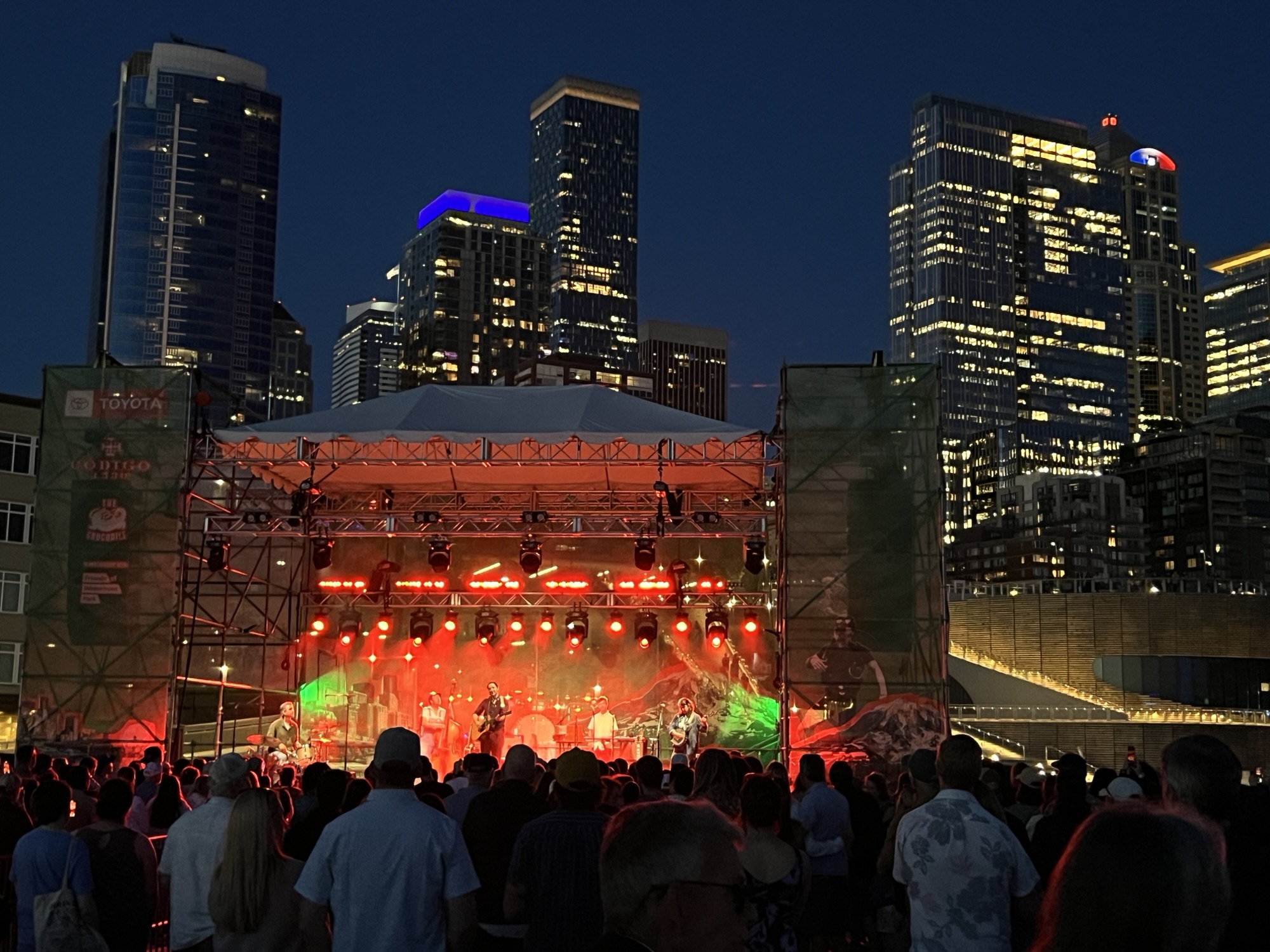 Blind Pilot perform on Pier 62 Seattle July 2025