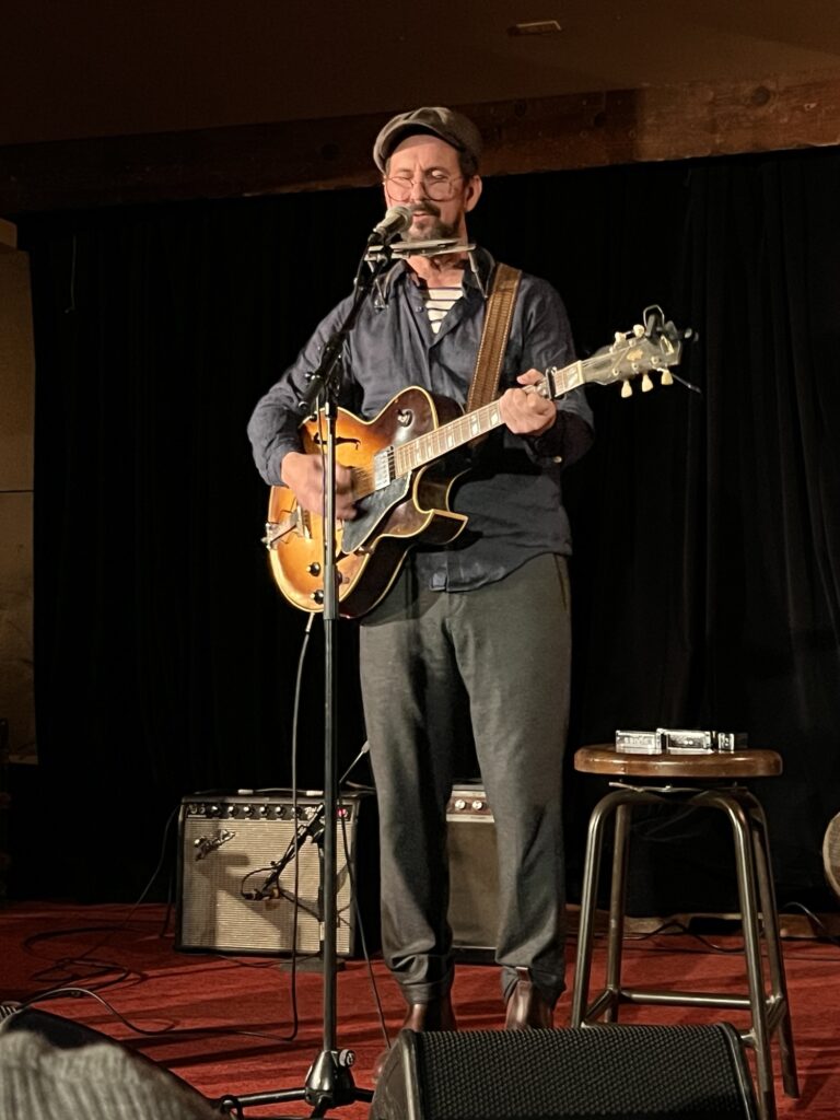 Gill Landry performs at Fremont Abbey, 12 December 2025