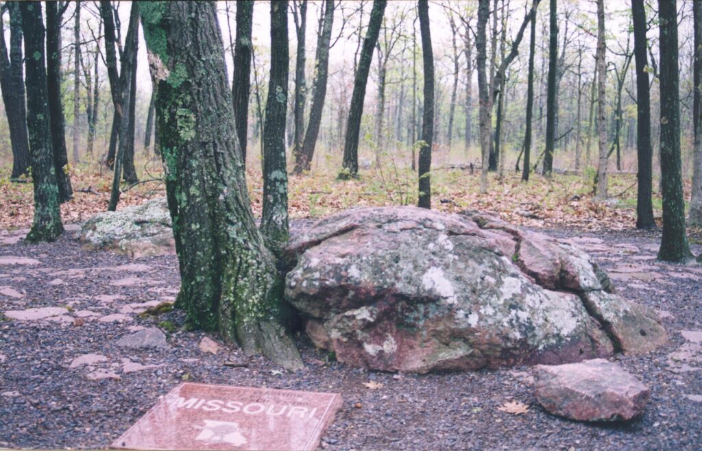 photo of Taum Sauk, Missouri’s high point. 